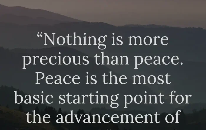 The Foundation of Stillness